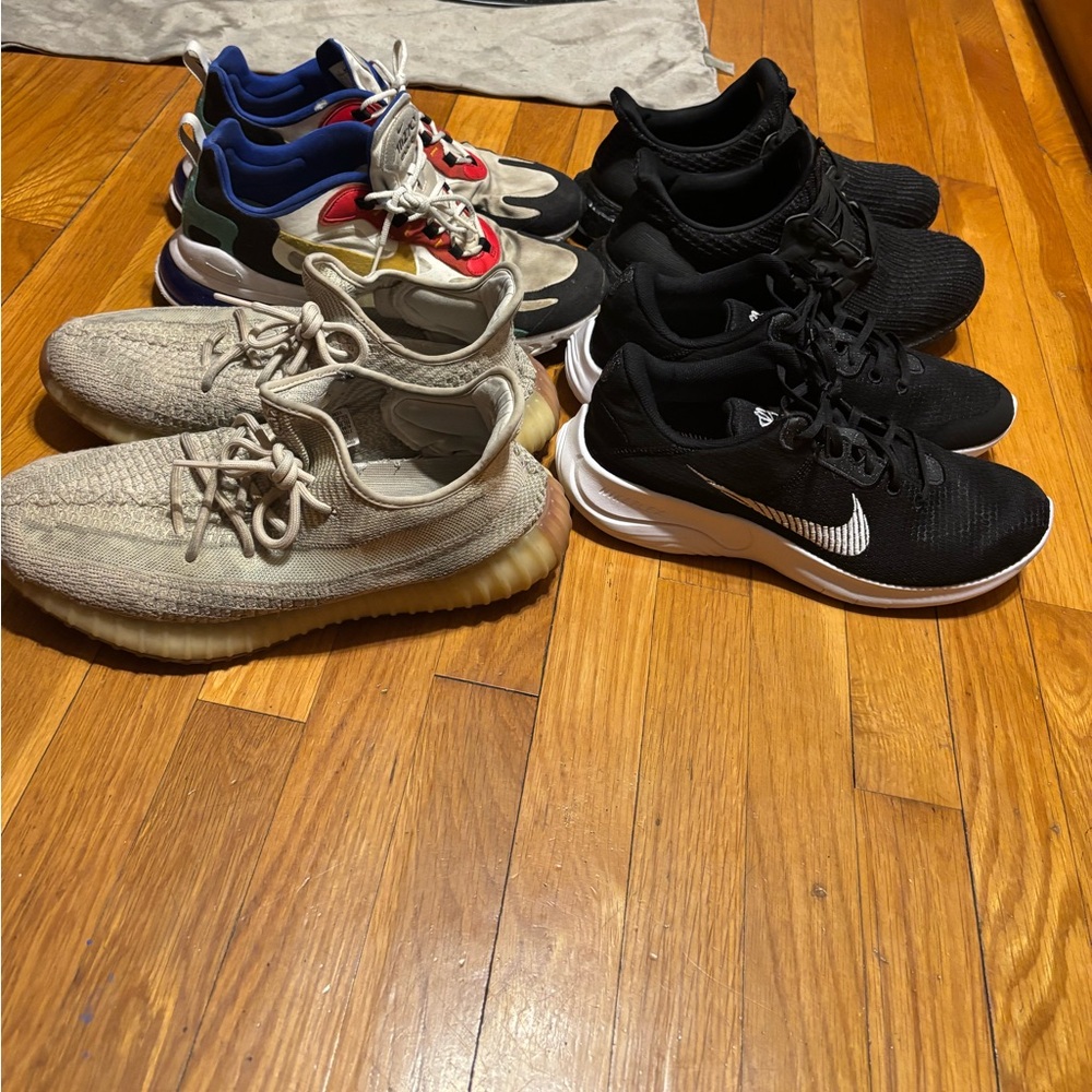 Yeezys, Nike, air max, ultra boost
